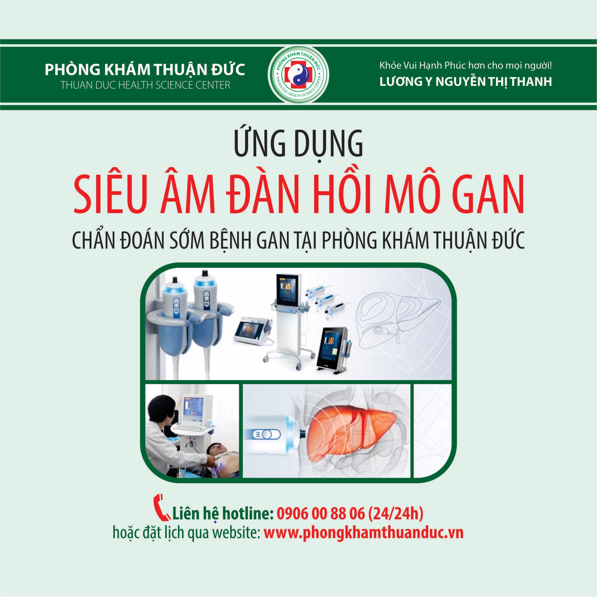 Ứng dụng siêu âm đàn hồi mô gan chẩn đoán sớm bệnh gan tại Phòng khám Thuận Đức